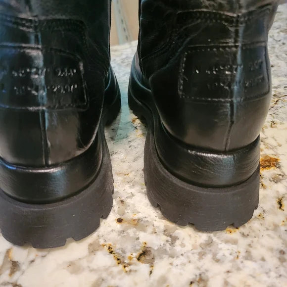 New A.S.98 DULCIE Black Knee-High Leather Boots 39 - Picture 7 of 10